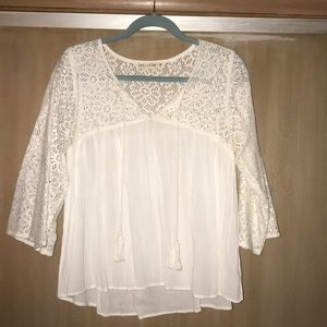 Beautiful cream lace top